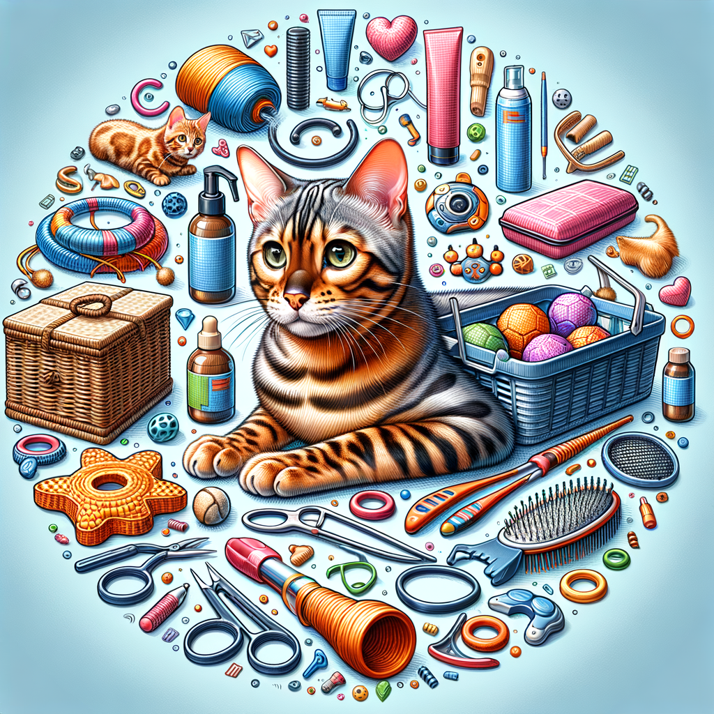 Choosing the best Bengal Cat Accessories, including toys, care products, and essential equipment, following a comprehensive Bengal Cat Accessory Guide.